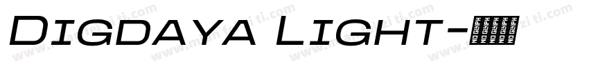 Digdaya Light字体转换